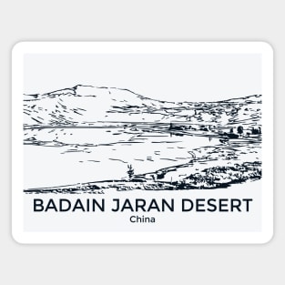 Badain Jaran Desert - China Magnet